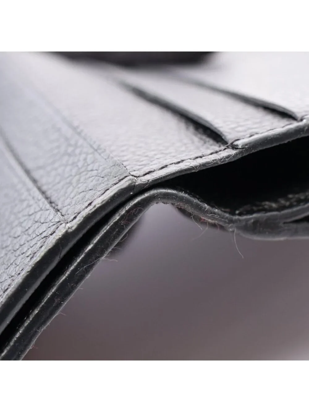 Louis Vuitton Trifold Wallet Portefeuille Zoe Monogram Empreinte Noir Leathere